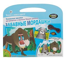 Набор наклеек "Забавные мордашки". -Китай: (Нано-стикер). ВВ1589 371643