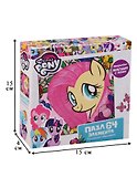 Пазл-мини, Оригами, My little pony Movie. Флаттершай 64эл., (220х220)+ фигурка с магнитиком 03418 - 1