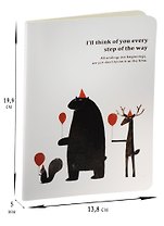 Тетрадь 36л лин. "Party in the forest", сшивка, ассорти