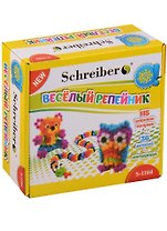 Игровой набор, Schreiber/Шрайбер Конструктор-липучка Веселый репейник, 115 деталей, 36 аксессуаров S 1104