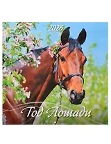 Календарь 2026г 285*285 "Год Лошади" настенный, на скрепке