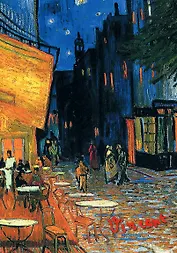 Обложка для паспорта. Ван Гог. Ночное кафе (Арте)