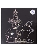 Набор для творчества Lori. Гравюра с голографическим эффектом MOOMIN «Муми-тролль и Снусмумрик с малышкой Мю» - 0