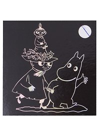 Набор для творчества Lori. Гравюра с голографическим эффектом MOOMIN «Муми-тролль и Снусмумрик с малышкой Мю»