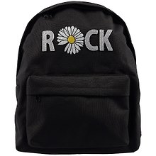 Рюкзак школьный «Rock с ромашкой», 1 отделение, 1 карман, 39 см, полиэстер, Centrum