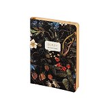 Ежедневник недатированный А6+ 128 листов "FLORA. ЛЕСНЫЕ ЯГОДЫ", искусственная кожа, золотой срез, Bruno Visconti