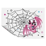 Клеенка для уроков труда "ГЛАМУРНАЯ МЫШКА" 500*700мм, ПВХ 130мкм, подвес