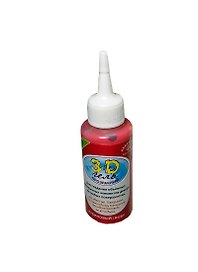 Гель 3D-эффект 50мл. рубиновый (К3507) (флакон с дозатором)