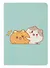 Записная книжка А7 30л кл. "Kawaii. Котики" сшивка, тонир.блок - 0