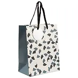 Подарочный пакет «Серые пятнышки», А5