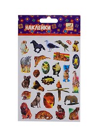 Наклейки Удивительный мир (FD060020) (C14302) (12х16см) (ассорти) (6 дизайнов) (упаковка)
