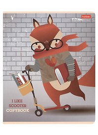 Тетрадь общая «I Like Sсooter», 48 листов в клетку, A5, в ассортименте - Hatber