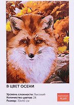 Картина по номерам В цвет осени 30*40 RL120
