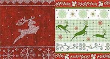 Наб. салф. для декупажа Олень вязаный/Новогодние олени (3570/057036) (2шт)
