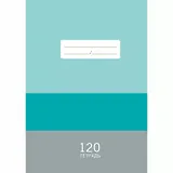 Тетрадь в клетку Listoff, "Мятная палитра", 120 листов