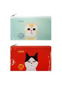Папка на молнии B6 «Cat family», в ассортименте