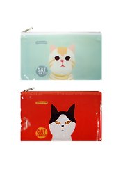 Папка на молнии B6 «Cat family», в ассортименте