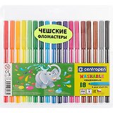 Фломастеры Centropen, 18 цветов