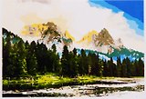 Картина по номерам  Чудесный пейзаж, 40*50 см.