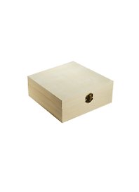 Шкатулка для росписи Матрешка квадратные (АМ2012-2) (11005802-2) (ср16х16х6,7) (дерево)