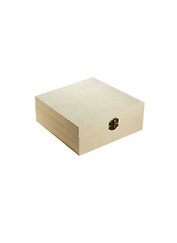 Шкатулка для росписи Матрешка квадратные (АМ2012-2) (11005802-2) (ср16х16х6,7) (дерево)
