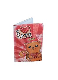 Обложка для паспорта I LOVE CATS (13,7*9,6см) (629008)