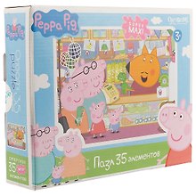 Пазл Оригами 35эл MAXI Peppa Pig Сувенирная лавка 01548