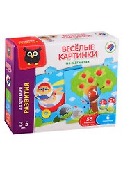 Игра настольная Vladi Toys Веселые картинки на магнитах