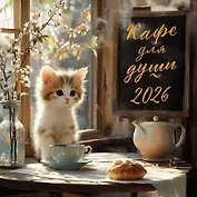 Календарь 2026г 300*300 "Кафе для души" настенный, на скрепке