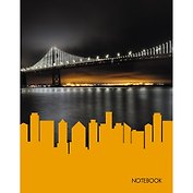Книга для записей (евротетрадь) А5, 64л. , клетка Ночной мост ЕТИ564147