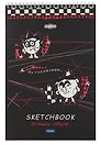 Скетчбук А4 20л "Смешарики" черн. внутр блок, 200г/м2, тв.обложка, спираль