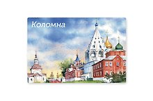 Магнит картон Соборная площадь (Коломна) (МК/461/001)