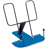 Подставка для книг "Глобус", металлическая, синяя