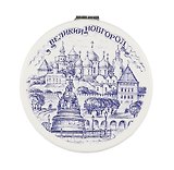 Зеркало мягкое 70мм "Великий Новгород. Гжель"