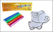 Игрушка-раскраска Моя собачка (4 маркера) (536887) (упаковка)