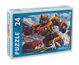 Пазл 24 элемента "Мощный желтый трансформер" 300х215 мм