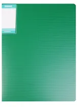 Папка-скоросшиватель "Hor Lines" пластик 0,7мм, зеленая