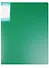 Папка-скоросшиватель "Hor Lines" пластик 0,7мм, зеленая - 0