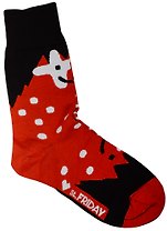 Дизайнерские носки St.Friday Socks, красный