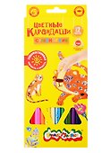 Карандаши цветные, Каляка-Маляка, 12 цветов - 0
