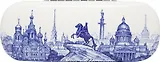 Чехол для очков Санкт-Петербург, гжель