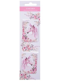 Магнитные закладки «Unicorn», белые, 2 штуки