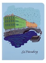 Записная книжка А6 24л кл. "набережная", тонир. внутр. блок, сшивка