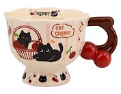 Кружка Cherry Cat Котик в корзинке (керамика) (360мл) (12-6641-202604-07)