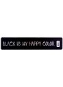 Закладка для книг «Black is my happy color», пластик