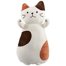 Мягкая игрушка Кот пятнистый на спине (70 см)