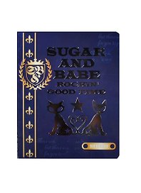 Тетрадь 80л кл. "Sugar&Babe" выб.УФ-лак, фольга, ассорти, Academy Style