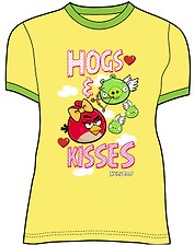 Angry Birds Футболка для девочек HOGS (3-4 года, Желтый) (TSG84-YELL-AB)