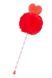 Шариковая ручка синяя, «Heart-fluff»