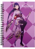 Скетчбук "Raiden" Genshin Impact, А5, 60 листов